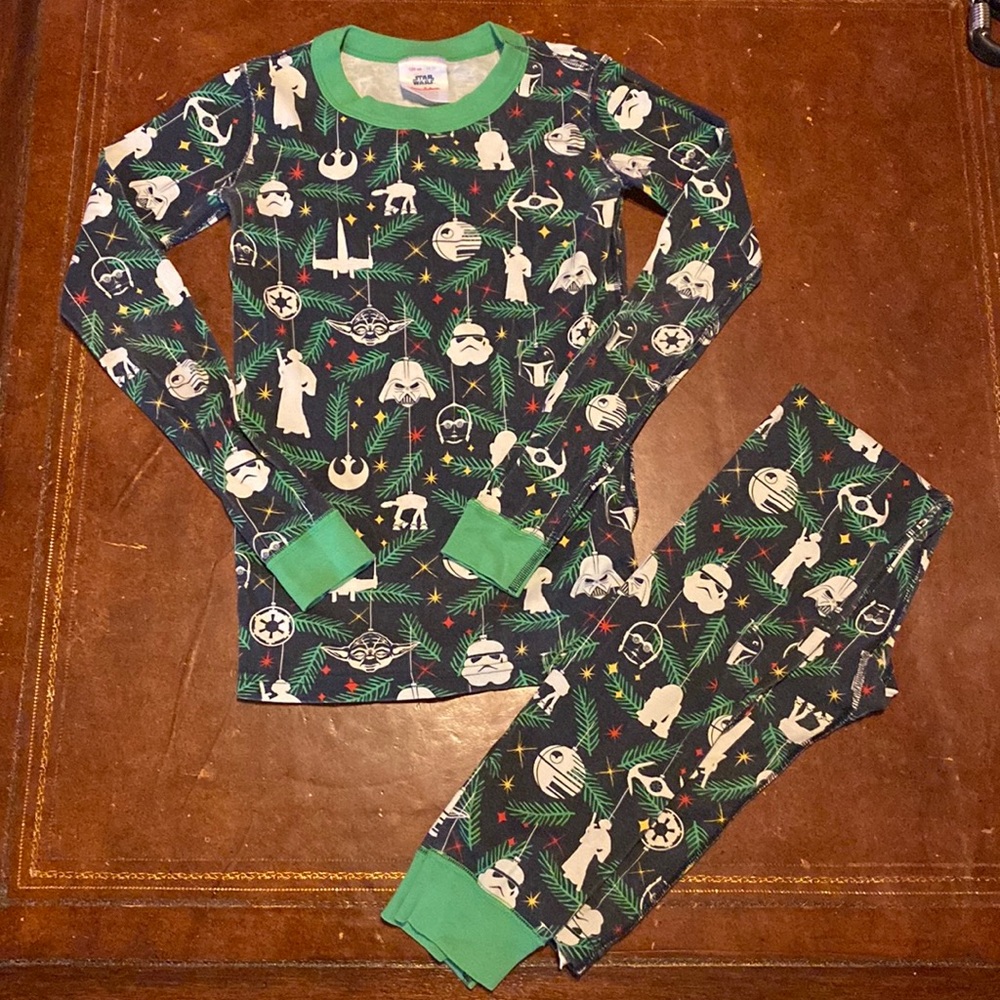 Hanna Andersson, 100% organic cotton kid size 12 pajamas,Star Wars edition